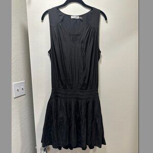 Ramy Brook Black Short Sleeve Mini Dress